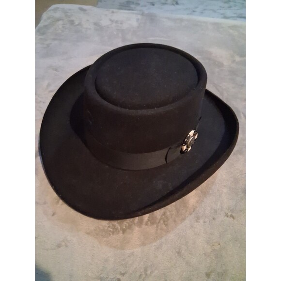 Charlie  Horse Hat xxxxx Men Black Wool Felt Western main image 8